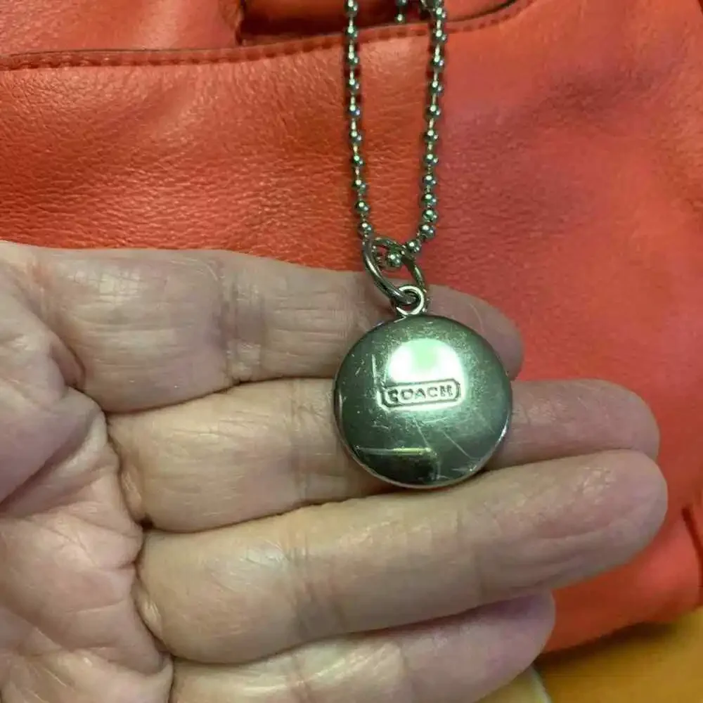 COACH Est. 1941 Silver Metal 7/8